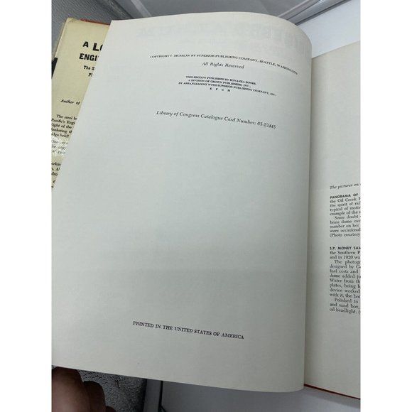 A Locomotive Engineer's Album The Saga of Steam Engines In America, 1965 HC - Picture 5 of 16